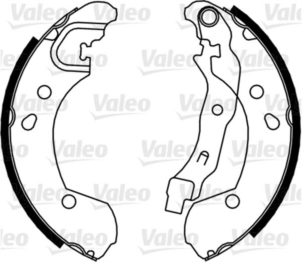 CLIOARKA PABUÇ BALATA CLIO III 1.2 1.4 1.5DCİ 1.6 MODUS 05 10 MICRA III 03-10 NOTE 06 203X38 VALEO 564099VALEOVALEO 564099