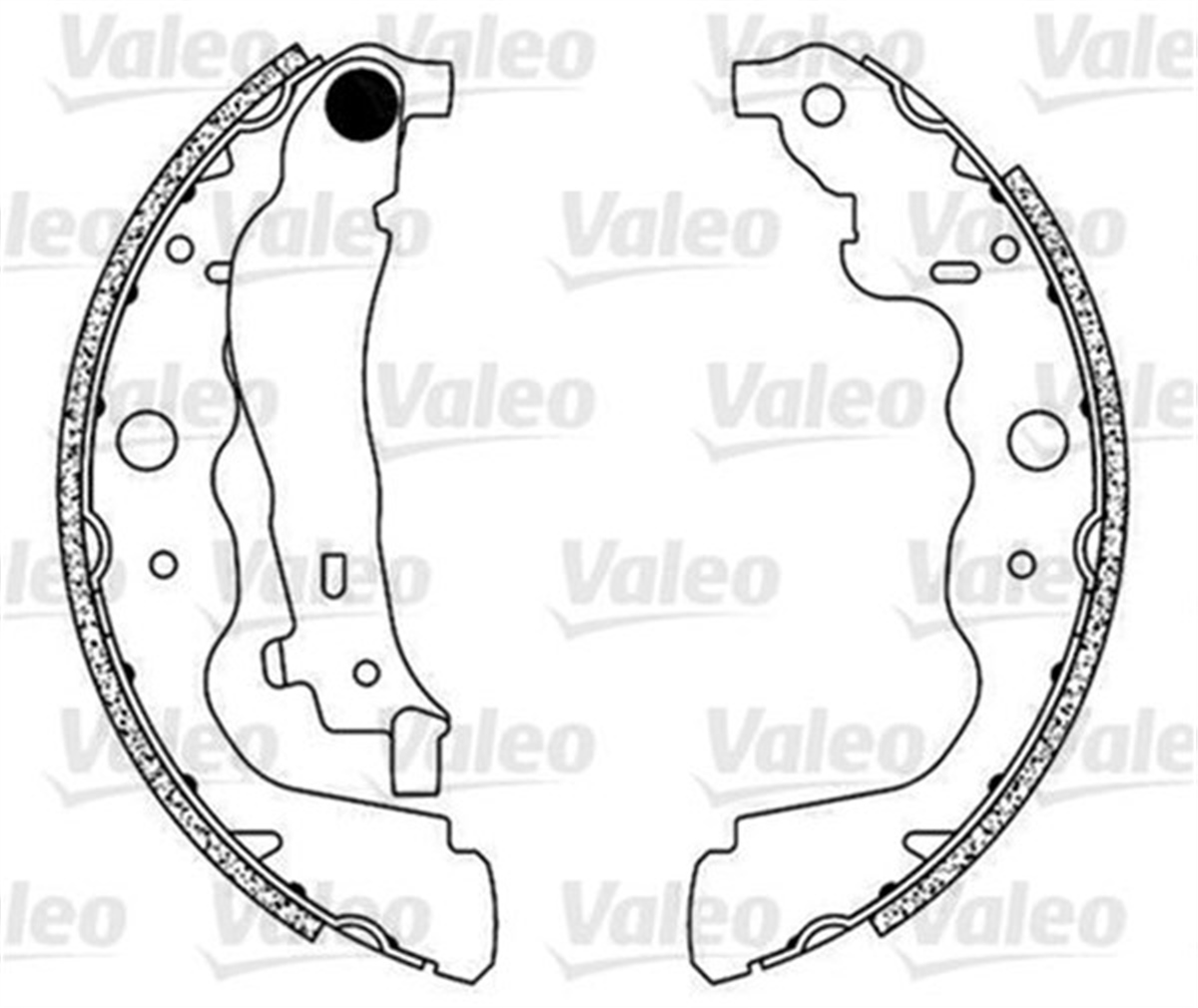 CLIOARKA PABUÇ BALATA KANGOO 08 CAPTUR 13 CLIO 13 DUSTER 10 DOKKER 12 LODGY SANDERO 12 228X42MM VALEO 564104VALEOVALEO 564104