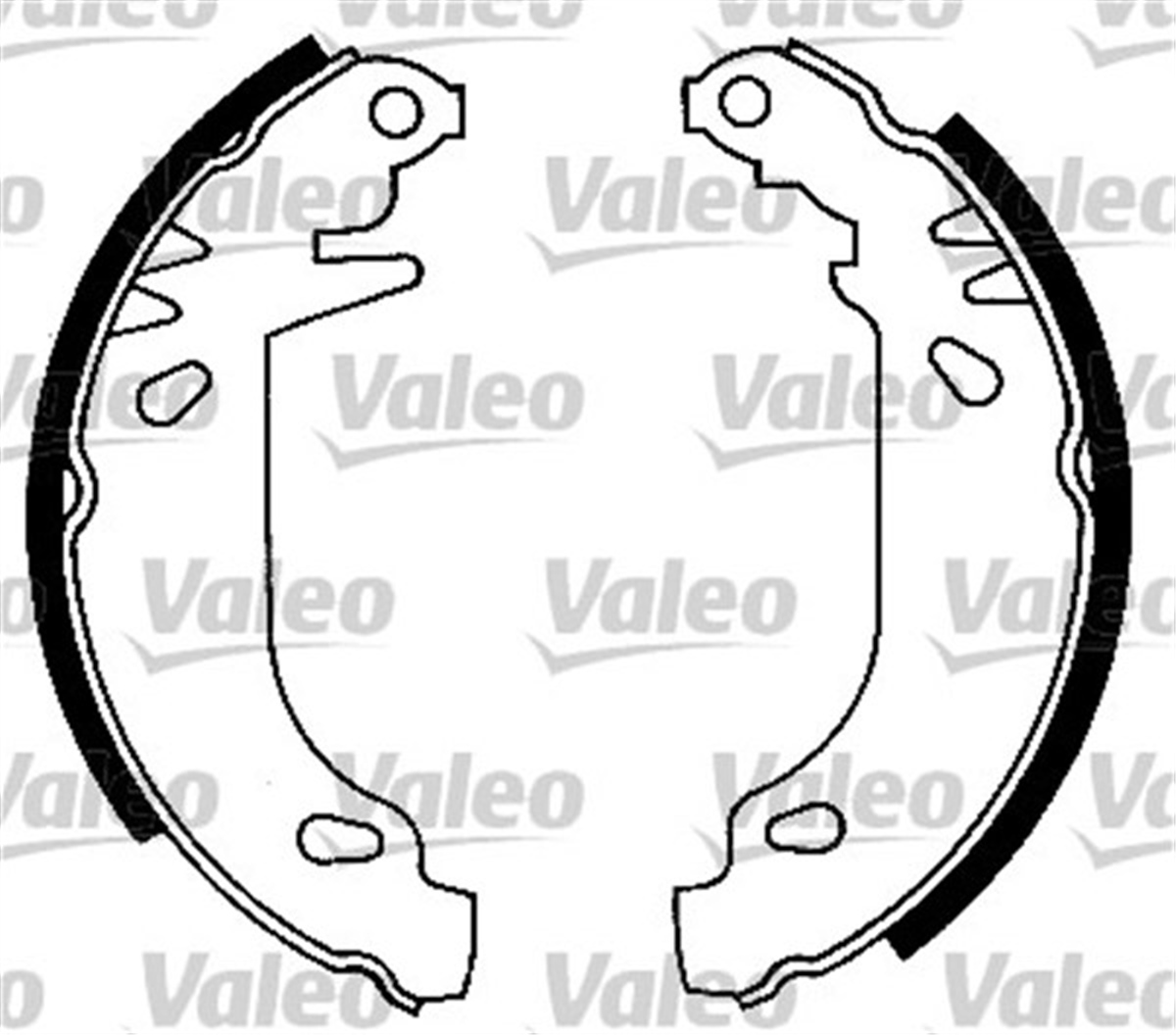 CLIOARKA PABUÇ BALATA R9-R11-R19-R21-CLIO I 90-98 TWINGO 96 VALEO 562040VALEOVALEO 562040