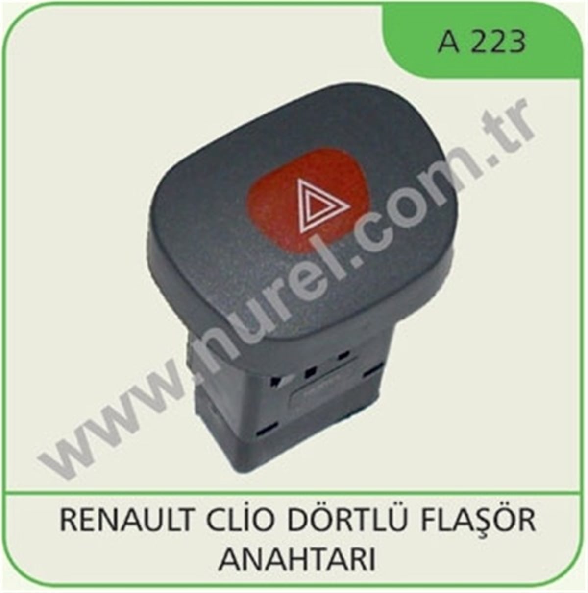 CLIODÖRTLÜ FLAŞÖR ANAHTARI CLIO NUREL A223NURELNUREL A223