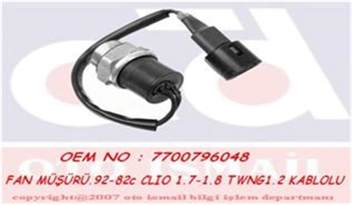 CLIOFAN MÜŞÜRÜ.92-82C CLIO 1.7-1.8 TWINGO1.2 KABLOLU VALEO 819783VALEOVALEO 819783