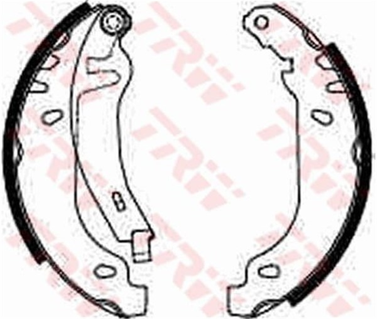 CLIOFREN BALATASI ARKA KAMPANA LEVYELİ 7701202542 RENAULT CLIO / R21 / MANAGER / TWIGO 96- BM TRW TRW GS8211TRWTRW GS8211