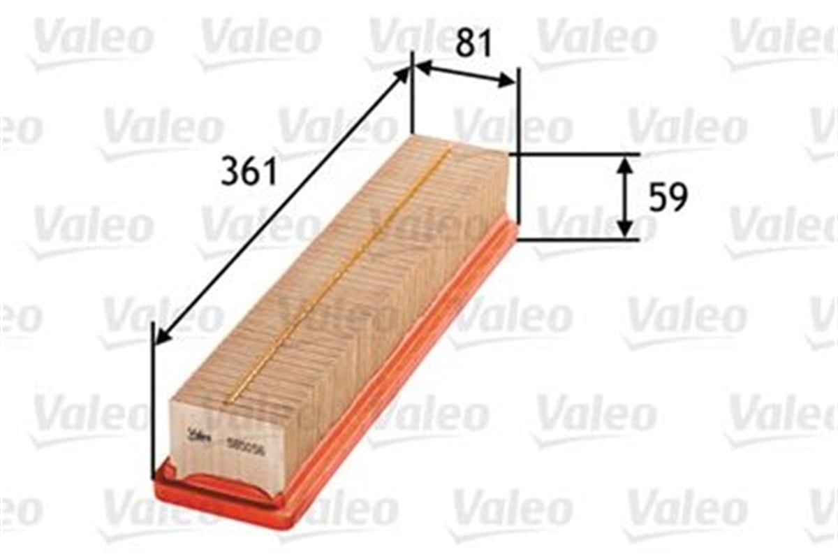 CLIOHAVA FİLTRESİ CLIO III 05 MODUS 04 TWINGO 07 1.2 16V 1457433660 VALEO 585056VALEOVALEO 585056