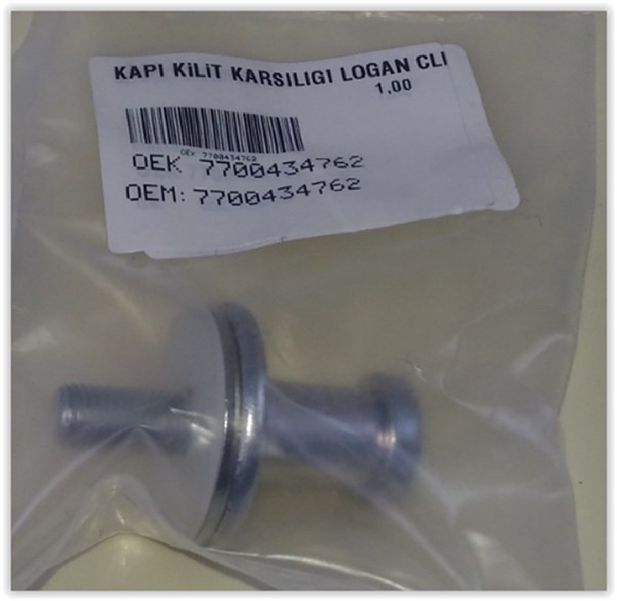 CLIOKAPI KİLİT KARŞILIĞI LOGAN CLIO OEK 7700434762OEKOEK 7700434762