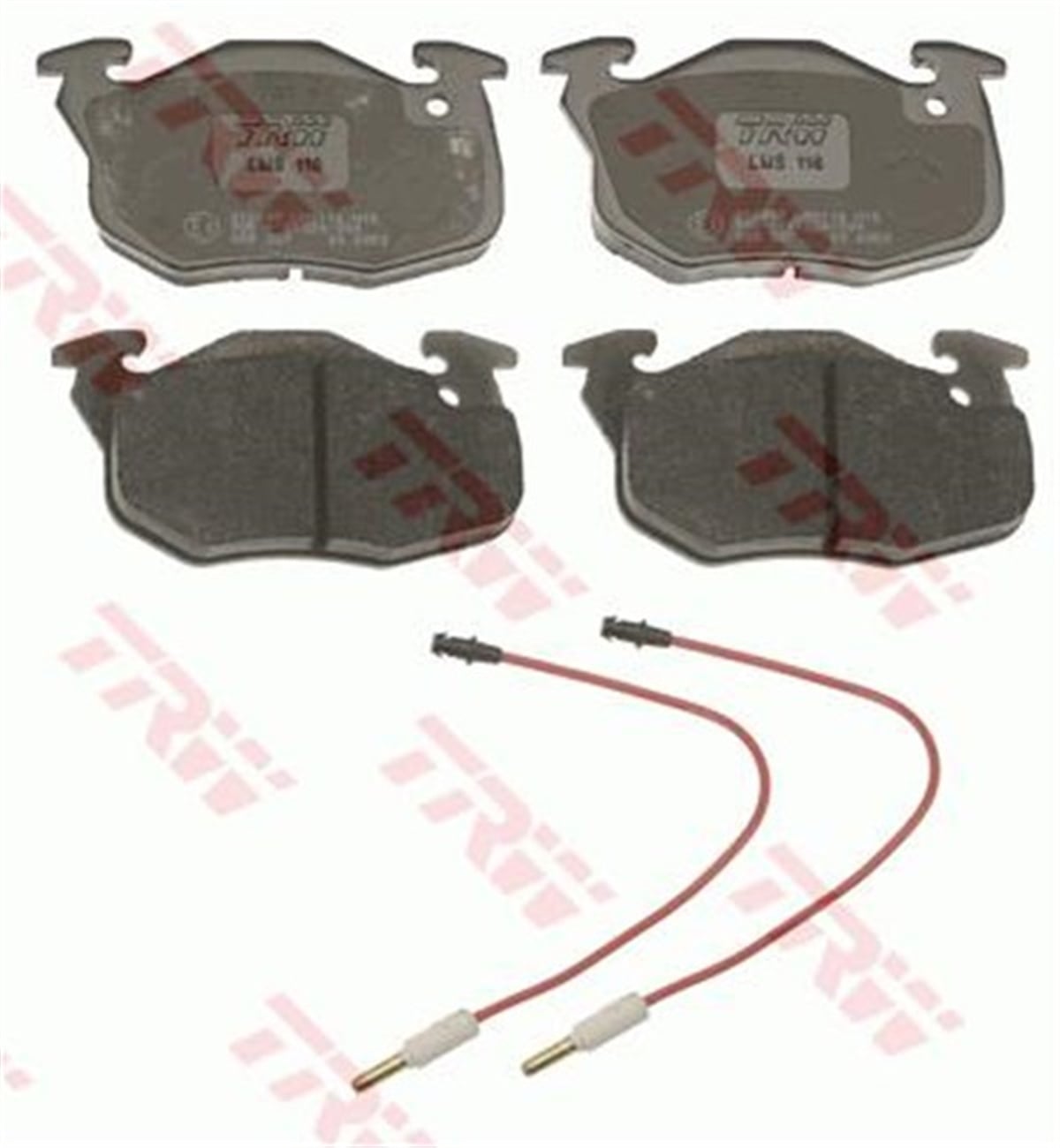CLIOÖN BALATA R9-R11-R19 CLIO-EXP-PEUGEOT 106-P206 TRW GDB327TRWTRW GDB327