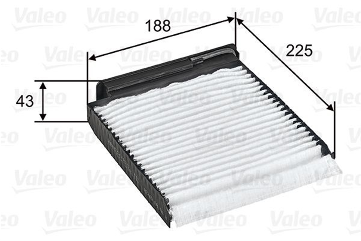 CLIOPOLEN FİLTRESİ CLIO III-MODUS-TWINGO-MICRA III-NOTE-SANDERO-DUSTER 1.2 16V-1.4-16V-1.6-1.6 16V-1.5 VALEO 698753VALEOVALEO 698753