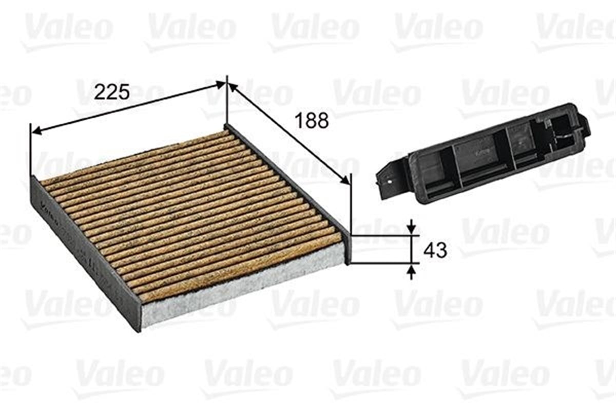 CLIOPOLİFENOL POLEN FİLTRESİ LOGAN-CLIO III VALEO 701030VALEOVALEO 701030