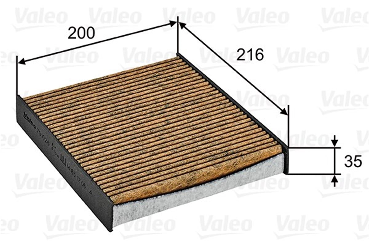 CLIOPOLİFENOL POLEN FİLTRESİ RENAULT CLIO 4 VALEO 701026VALEOVALEO 701026