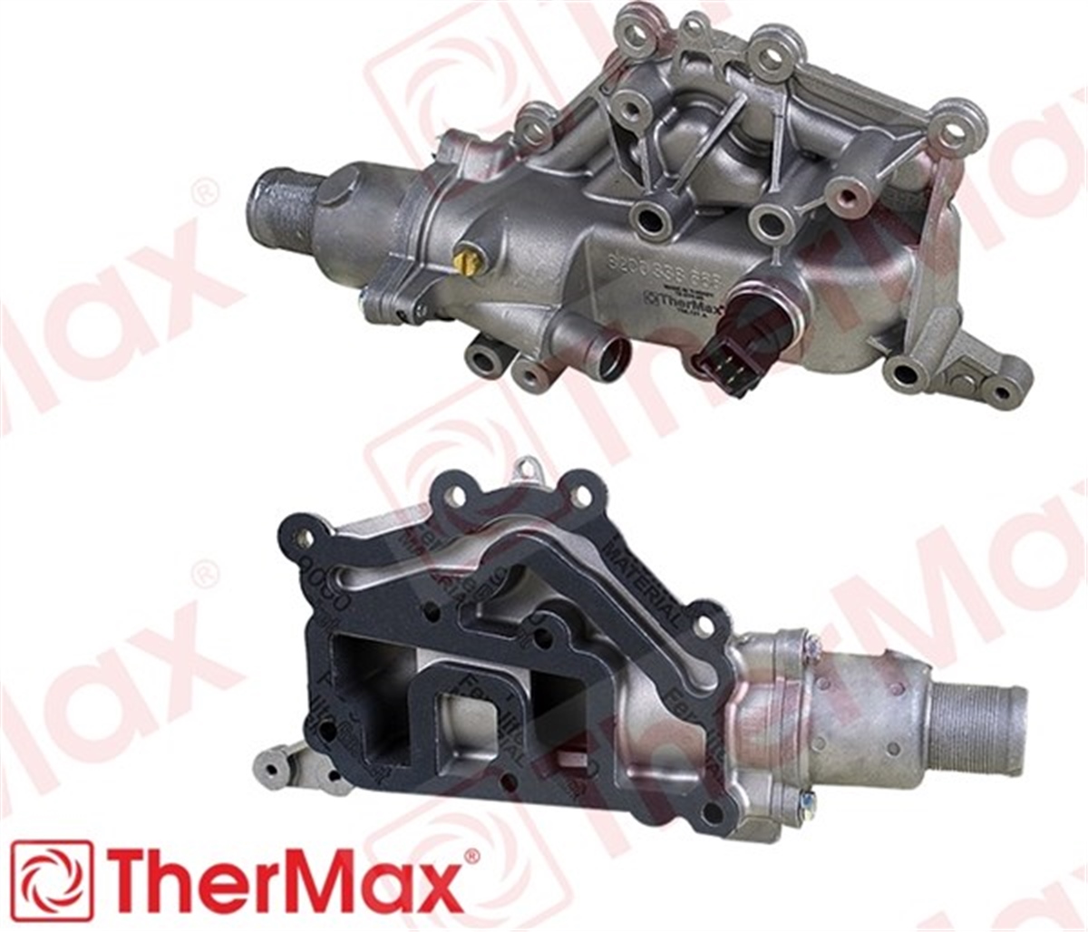 CLIOTERMOSTAT KOMPLE 89C 4 FİŞLİ MEGANE II-III-FLUENCE-LGN II-III-CLIO III 1.6-1.4 16V GÜÇLENMİŞ ALÜMİNYUM THERMAX T02.121ATHERMAXTHERMAX T02.121A