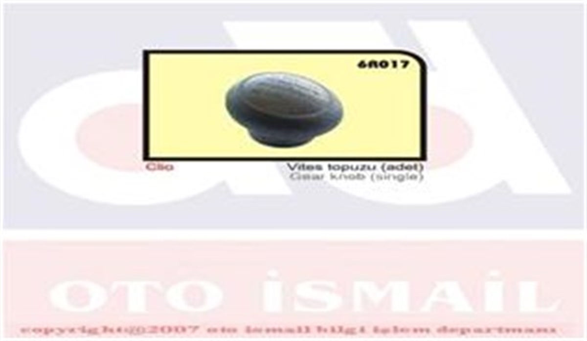 CLIOVİTES TOPUZU CLIO OZAR 6R017OZAROZAR 6R017