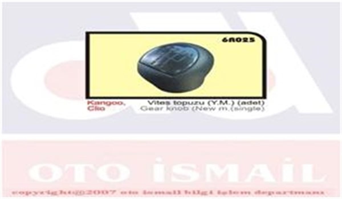 CLIOVİTES TOPUZU CLIO SYMBOL YM SİYAH OZAR 6R025OZAROZAR 6R025