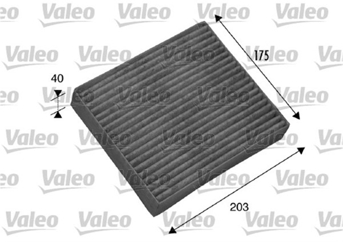 COLTPOLEN FİLTRESİ MITSUBISHI COLT VI KARBONLU VALEO 715603VALEOVALEO 715603