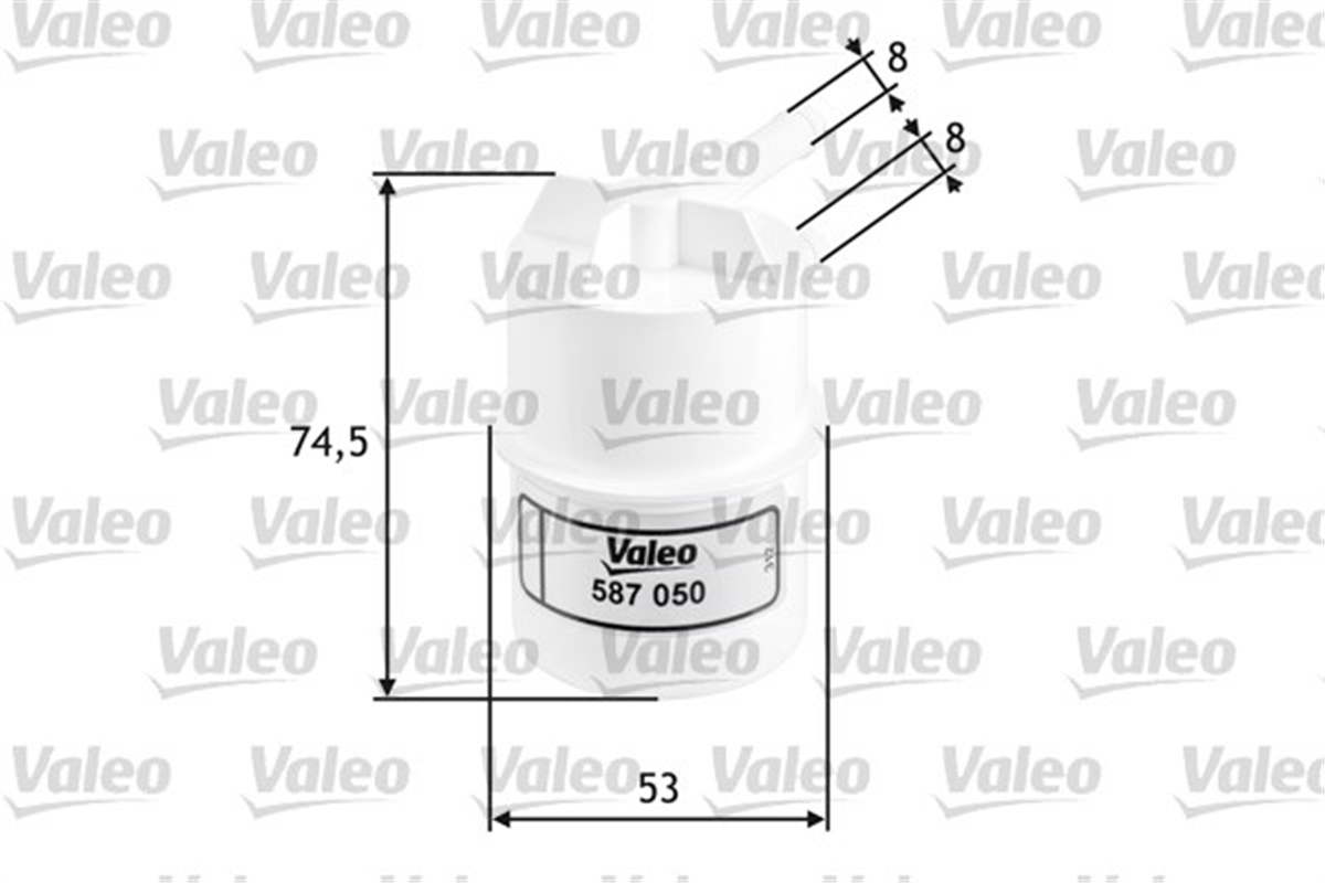 COLTYAKIT FİLTRESİ BENZİN MITSUBISHI L 200 2.0-COLT III VALEO 587050VALEOVALEO 587050