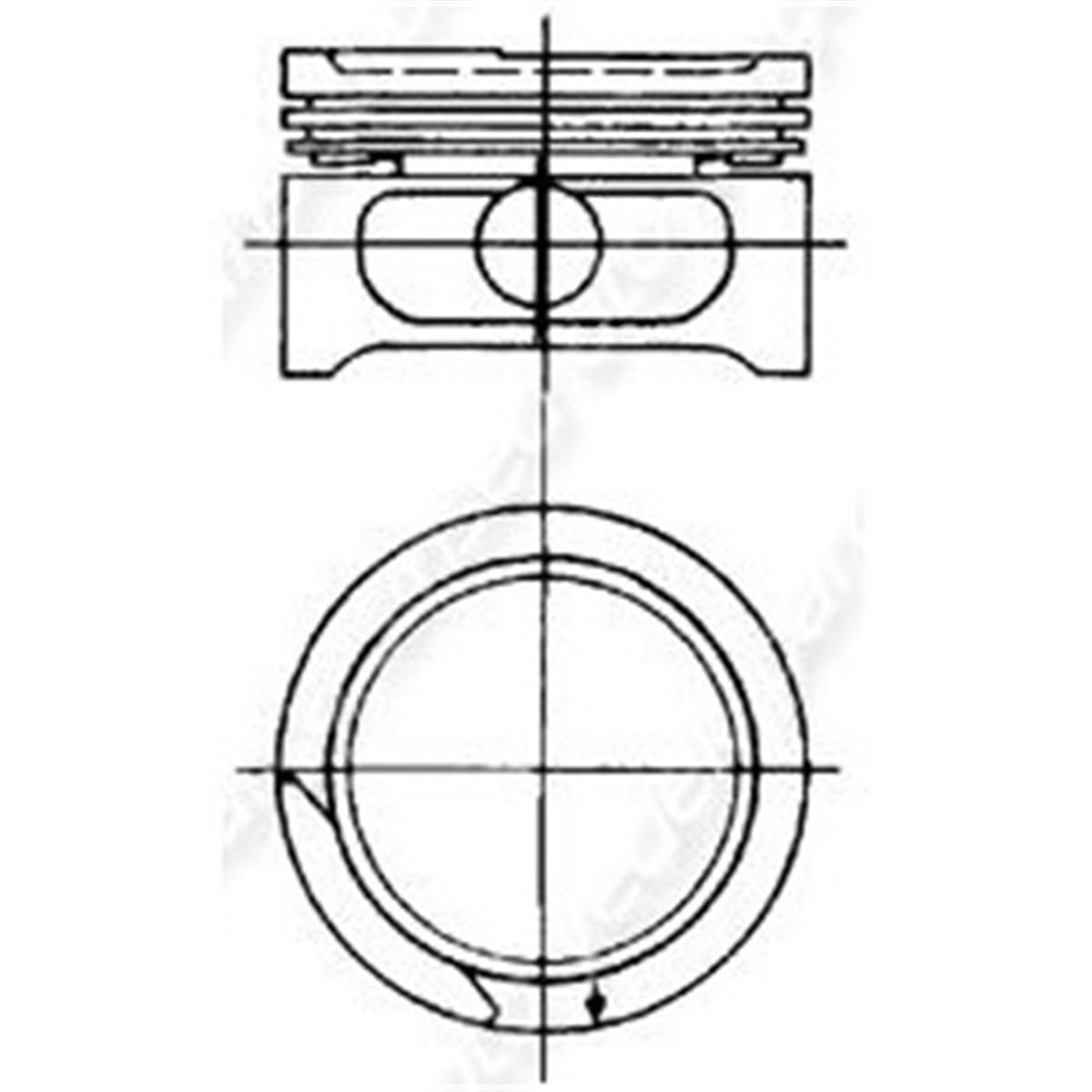 COMBOMOTOR PİSTON SEGMAN STD ASCONA-KADETT-COMBO 1.6D 81-88 1.6 DA 80.0 YENMAK 31-03800-000YENMAKYENMAK 31-03800-000