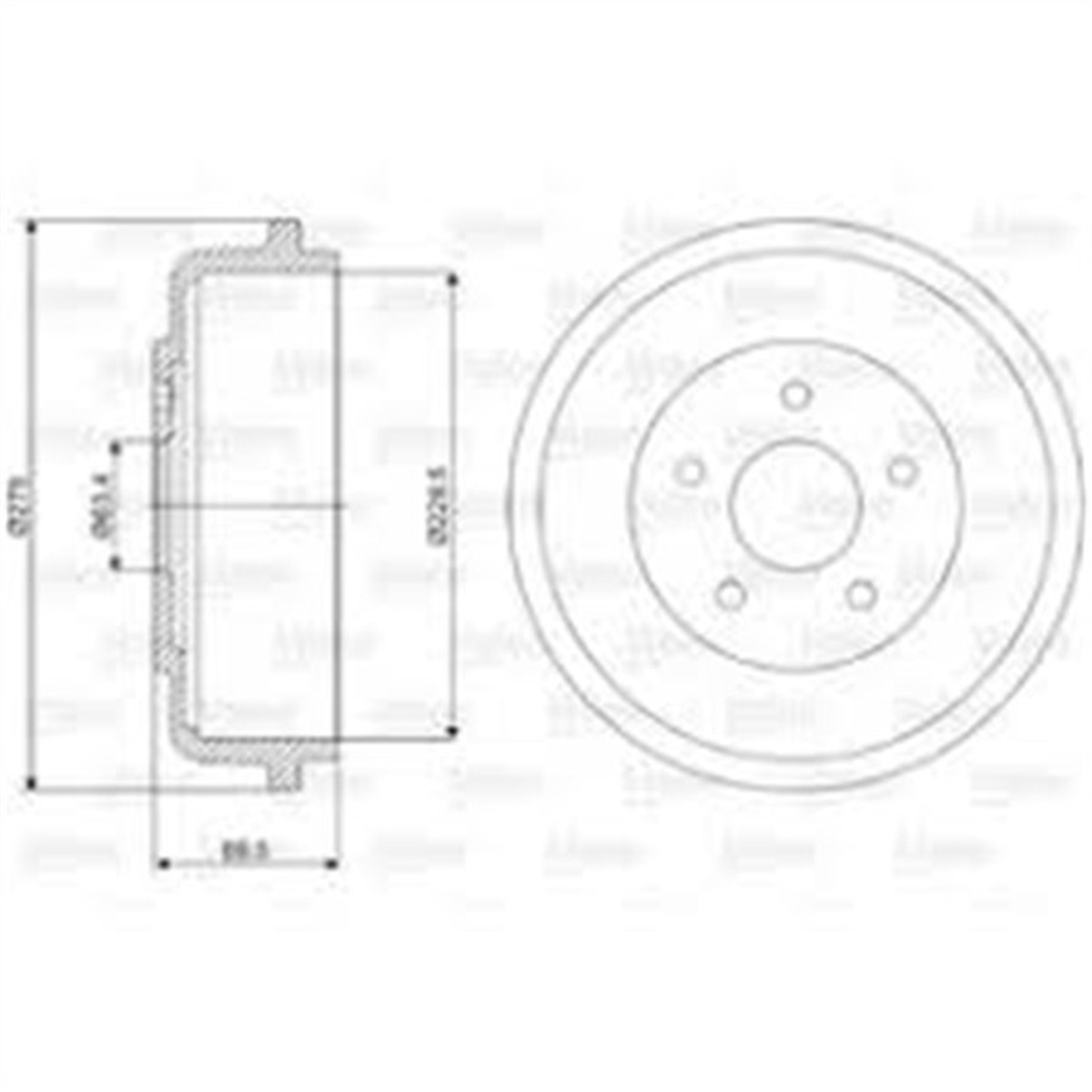 CONNECTFREN KAMPANASI FORD TOURNEO CONNECT. TRANSIT CONNECT VALEO 237053VALEOVALEO 237053