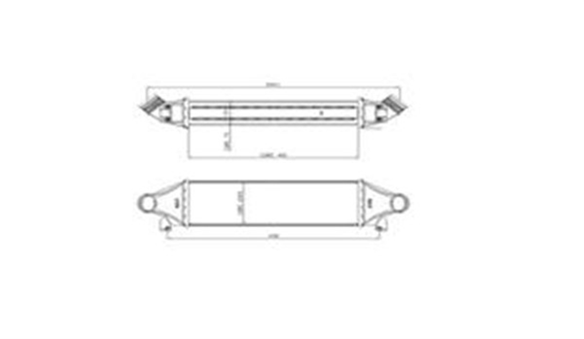 CONNECTTURBO RADYATORÜ INTERCOOLER TRANSİT-TOURNEO CONNECT 1.8TDCİ 02-13 AL AL SİSTEM 340X136X62 ORIS IFR150ORISORIS IFR150