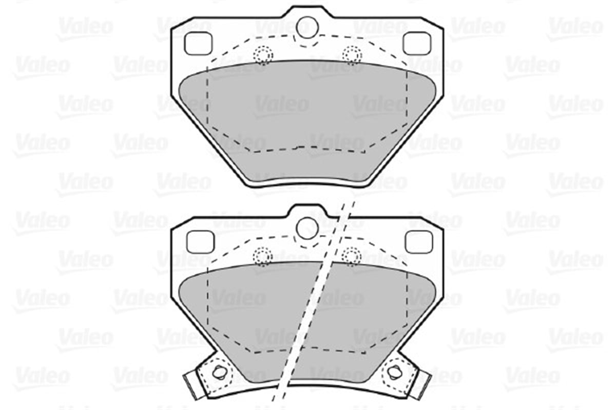 COROLLAARKA BALATA COROLLA VERSO 1.4 1.6 VVT-I 1.8VVT-I 2.0D-4D 00-7.07 YARIS 1.0 1.3 1.5 1.4D-4D 00-05 VALEO 598577VALEOVALEO 598577