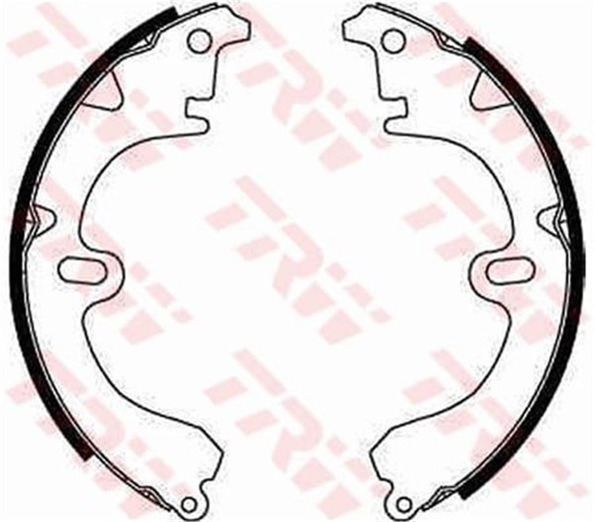 COROLLAARKA PABUÇ BALATA COROLLA 83-92 GS8224 TRW GS8224TRWTRW GS8224