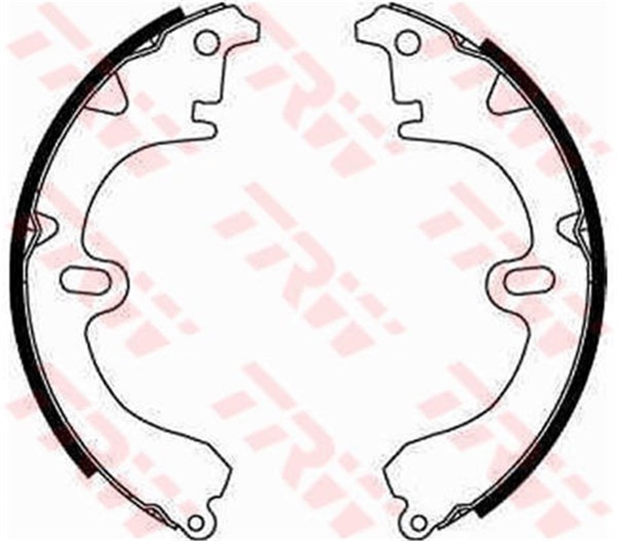 COROLLAARKA PABUÇ BALATA TOYOTA COROLLA 87-00 CARINA 83-97 CAMRY 83-91 200X37 TRW GS8181TRWTRW GS8181
