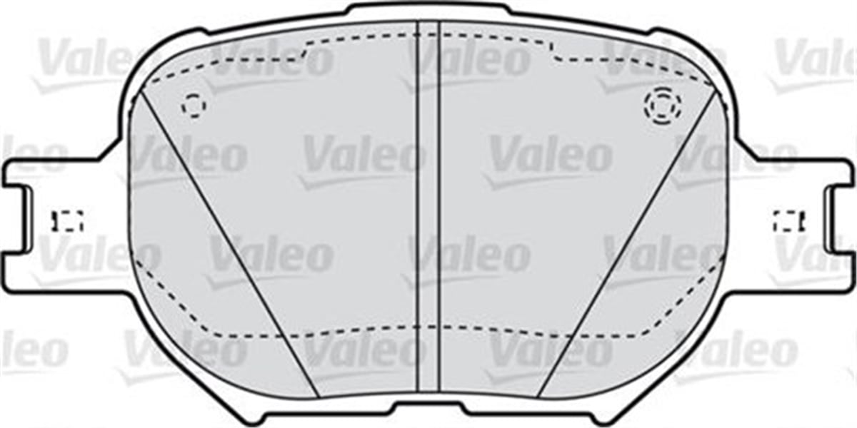 COROLLAÖN BALATA COROLLA VERSO 1.8 VVT-I 02 04 2.0D-4D 02-07 VALEO 598827VALEOVALEO 598827