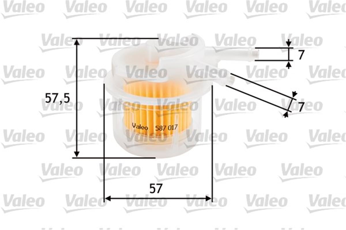 COROLLAYAKIT FİLTRESİ BENZİN TOYOTA COROLLA VI 1.3 VALEO 587017VALEOVALEO 587017