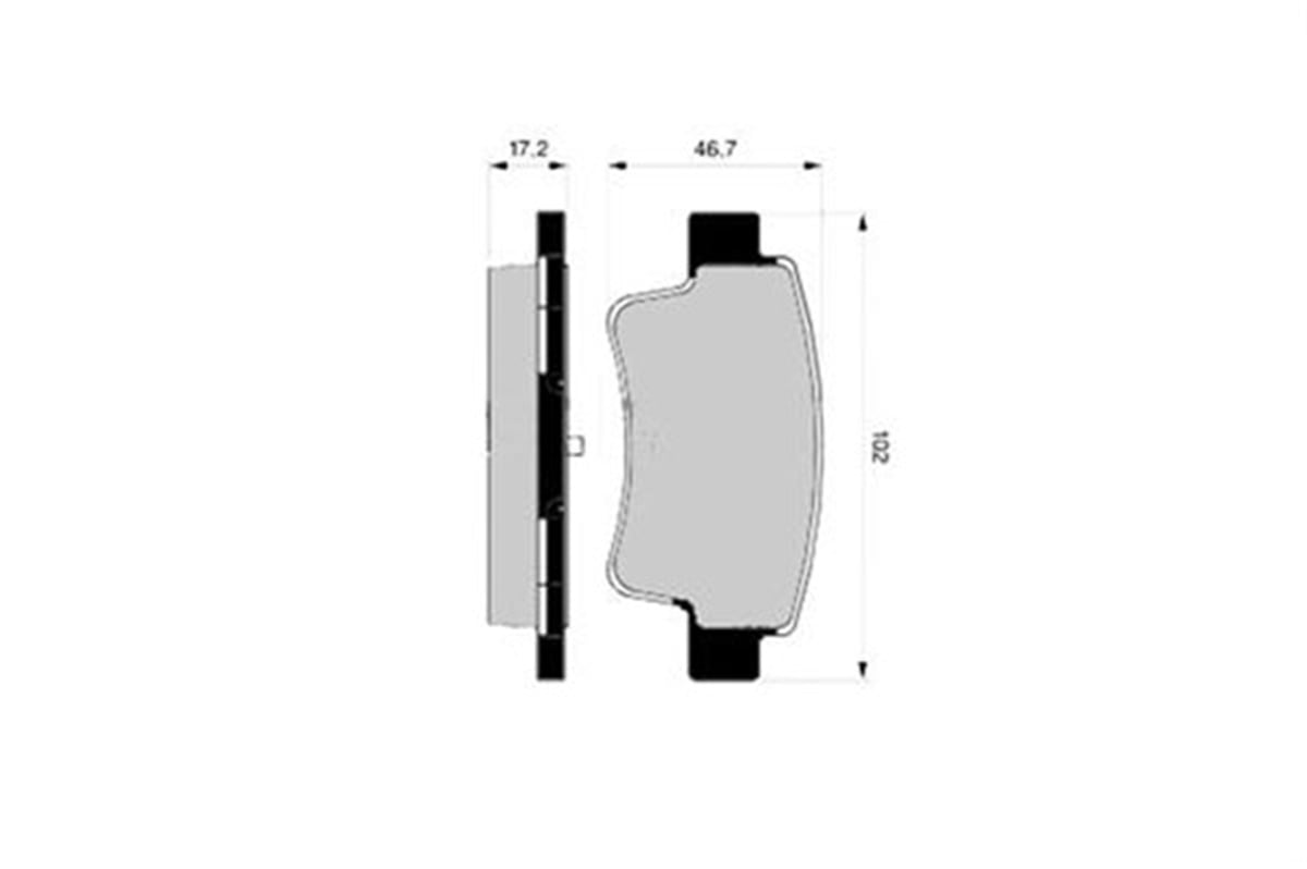 CORSAARKA BALATA GRANDE PUNTO 10-05 -CORSA D 1.6 TURBO-1.7 CDTI 07-06 MARELLI 323700016200MARELLIMARELLI 323700016200