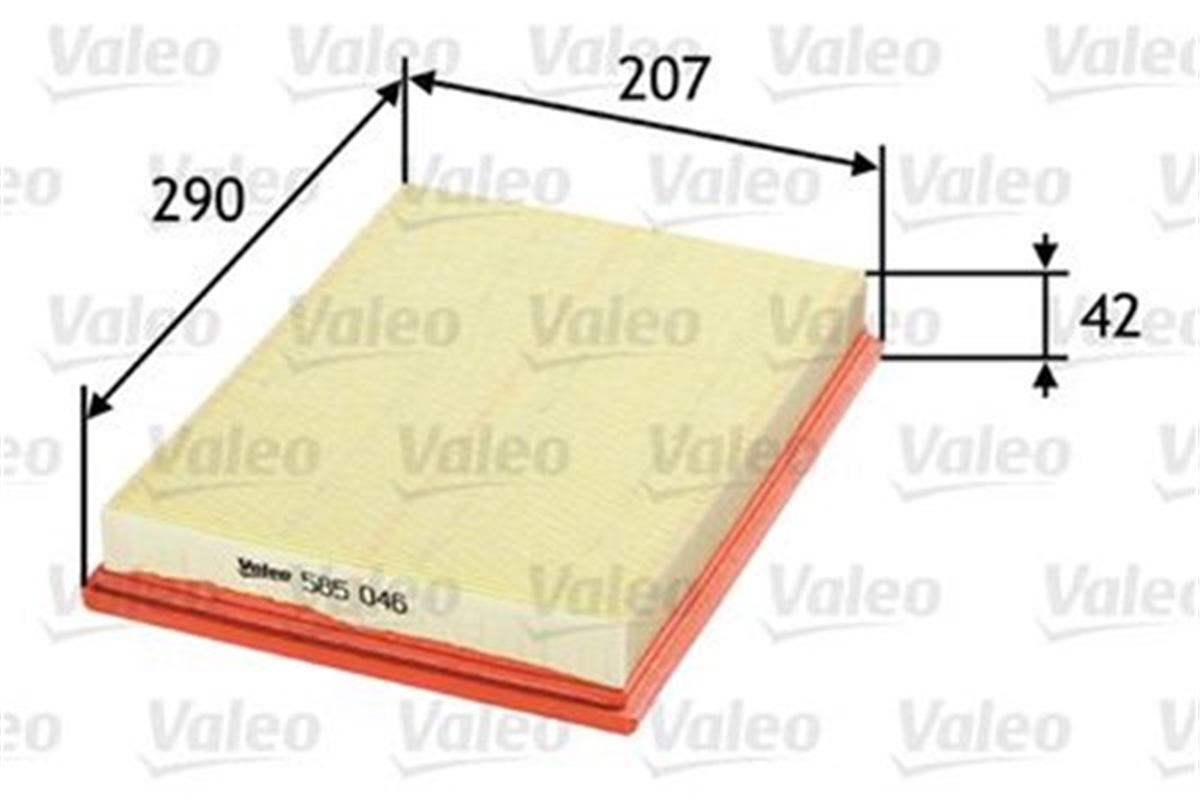 CORSAHAVA FİLTRESİ CORSA C-COMBO 01 MERIVA 1.2-1.4-1.7.1.8 0986TF0062-F026400020 VALEO 585046VALEOVALEO 585046
