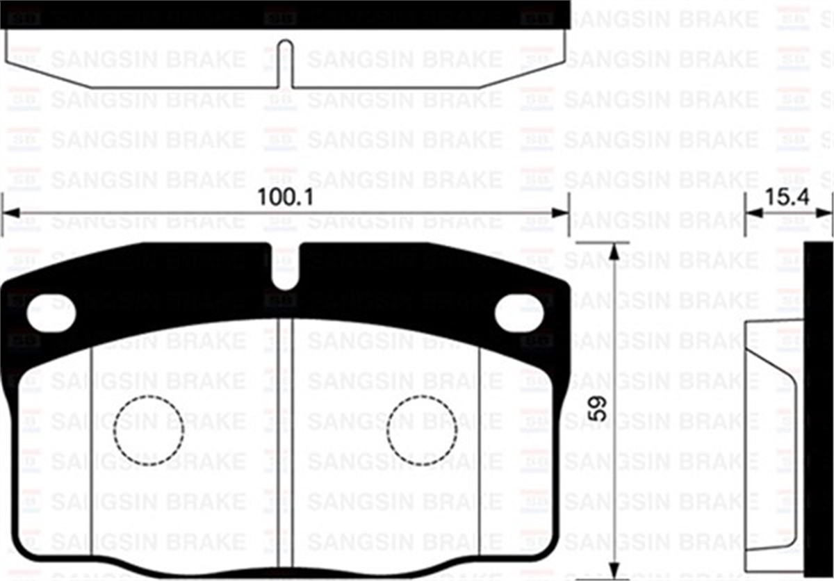 CORSAÖN BALATA ASCONA 76-88 CORSA A 82-93 KADET 1.4 88-95 VECTRA A 88-95 OMEGA 86-94 GDB199 SANGSIN SP1258SANGSINSANGSIN SP1258