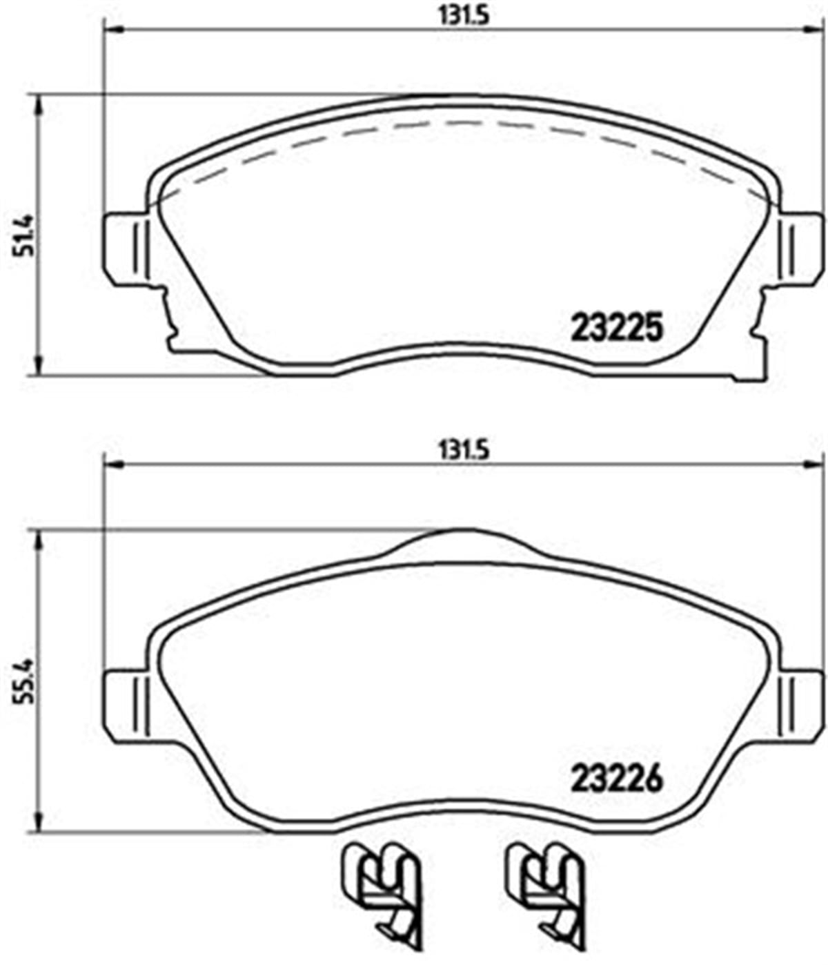 CORSAÖN BALATA COMBO C-CORSA C 1.3-1.7 CDTI 01 MERIVA 03 TIGRA 04 SANGSIN SP1745SANGSINSANGSIN SP1745