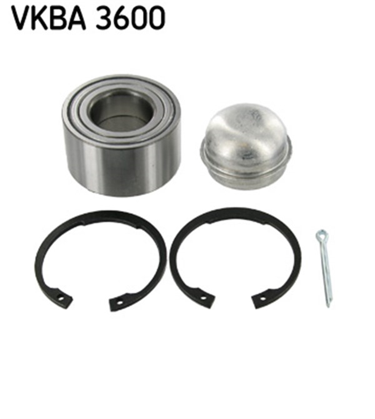 CORSAÖN TEKER RULMANI COMBO 1.4-1.6-1.7 DTI 01- -CORSA C 1.2-1.4-1.6-1.8 00- -MERIVA 1.4 16V-1.6-TIGRA SKF VKBA3600SKFSKF VKBA3600
