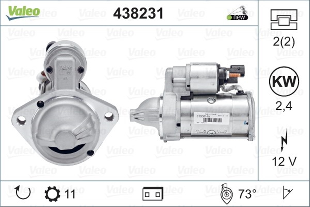 CRAFTERMARŞ MOTORU VW CRAFTER VALEO 438231VALEOVALEO 438231
