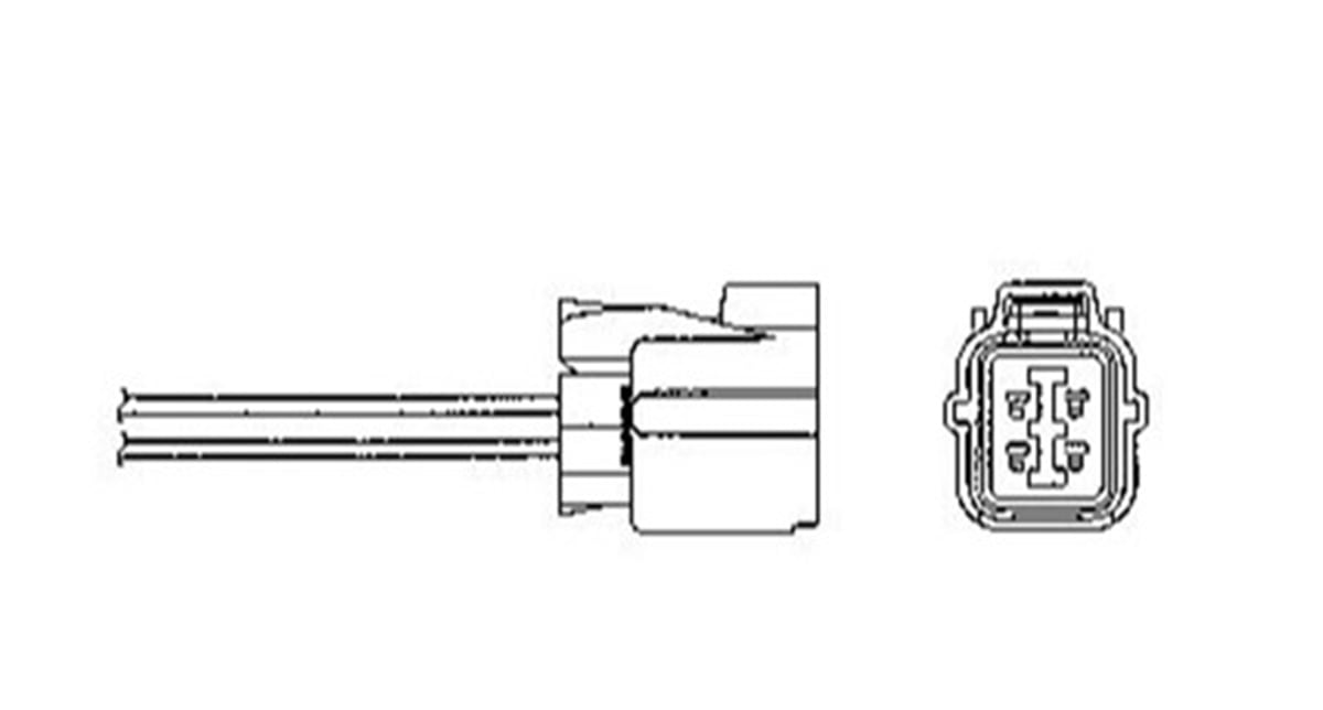 CRVOKSİJEN SENSÖRÜ OZA562-H9 ARKA HONDA CRV 2.0 02-06 455MM NGK 0060NGKNGK 0060