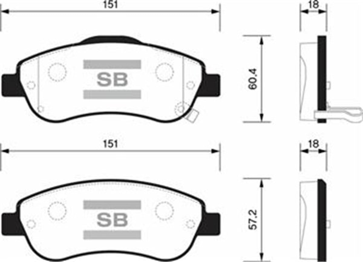 CRVÖN BALATA HONDA CRV III 2.0 İ VTEC-2.2 İ CTDİ 07 GDB3445 SANGSIN SP1567SANGSINSANGSIN SP1567