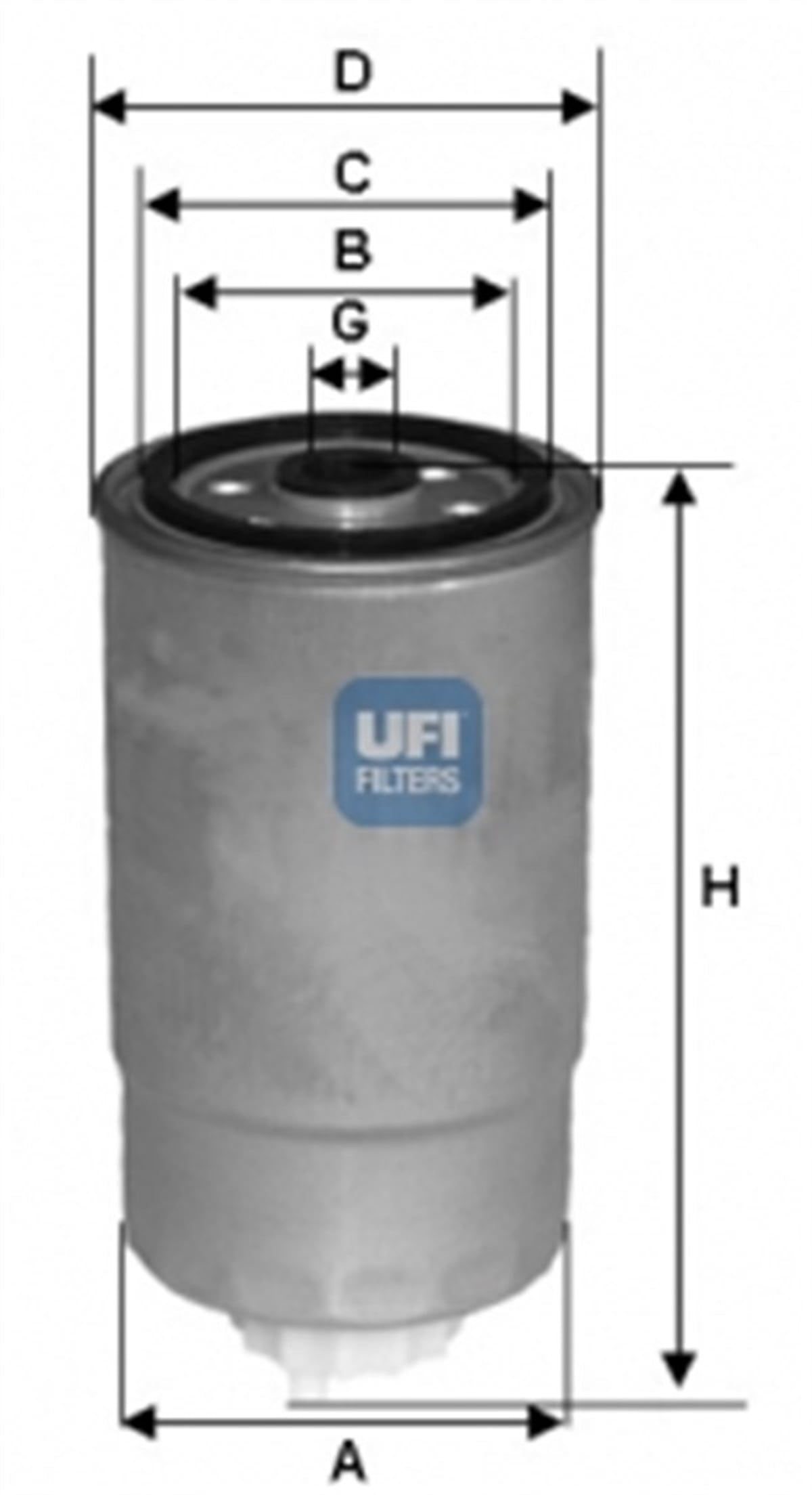 DAILYYAKIT FİLTRESİ IVECO DAILY 99-06 WK854-2 JEEP CHEROKEE KJ 2.8 CRD 4X4 04-08 UFI 24H2O01UFIUFI 24H2O01