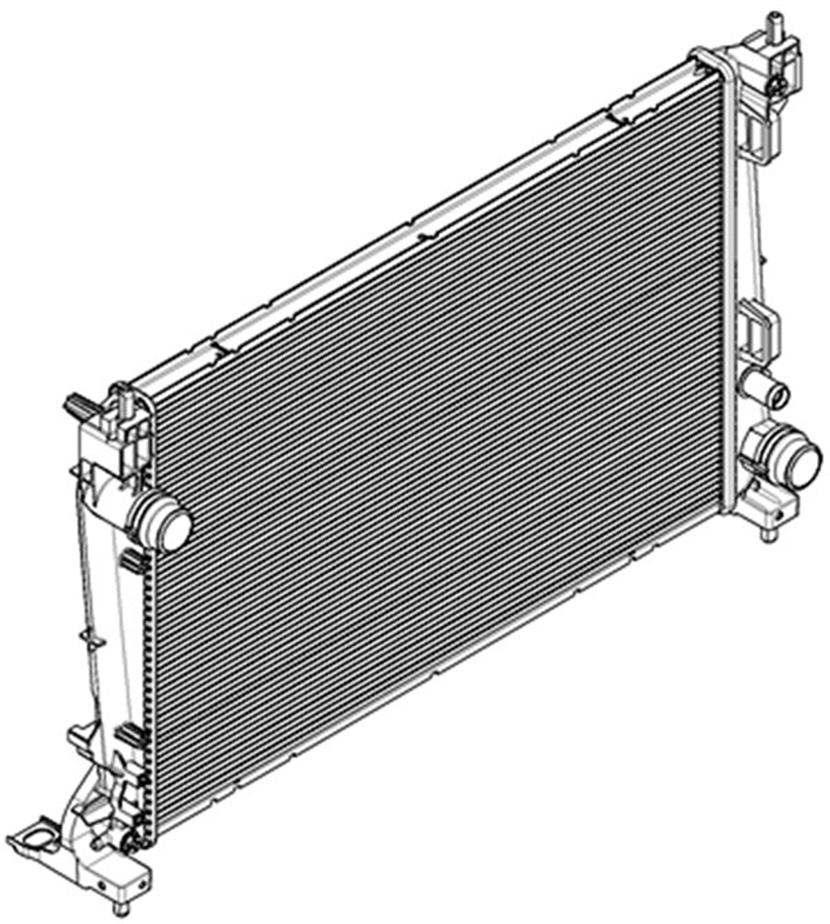 DOBLORADYATOR DOBLO 1.6 DMTJ-2.0 DMTJ 10 BRAVO II 1.9 DMTJ-2.0 DMTJ 07 MEK.- AC -- 620X395X27 MOTORTEC TMP0369MOTORTECMOTORTEC TMP0369