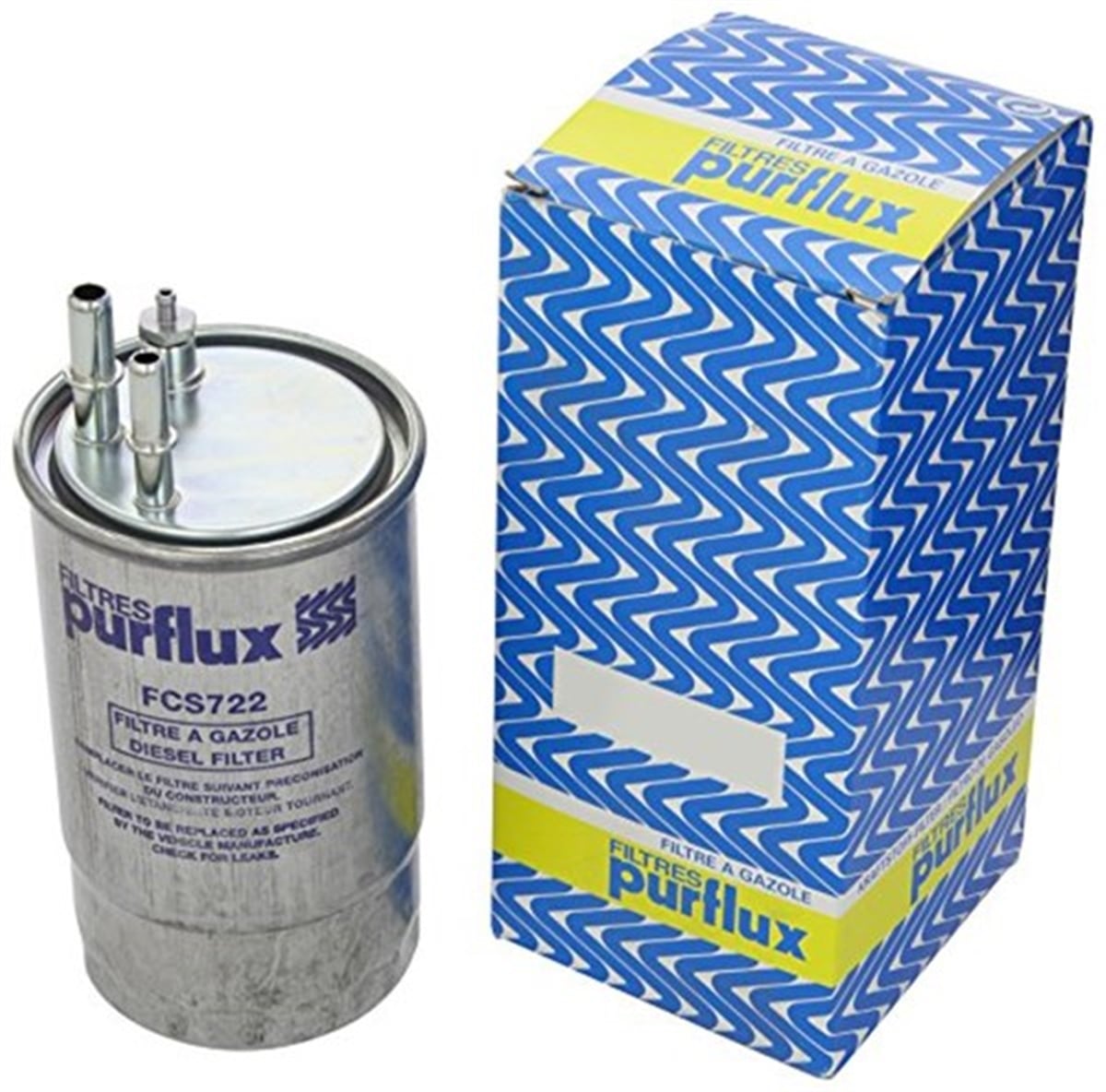 DOBLOYAKIT FİLTRESİ FIORINO-DOBLO-LINEA 07 1.3JTD-PUNTO III 1.3JTD-1.9JTD-STILO 1.9JTD PURFLUX FCS722PURFLUXPURFLUX FCS722