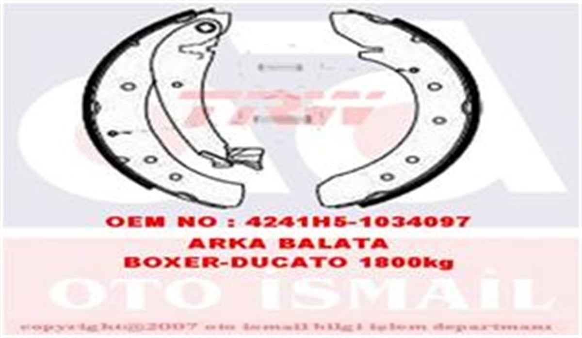 DUCATOARKA PABUÇ BALATA BOXER 94-02 DUCATO JUMPER 94-02 SCUDO 07 JUMPY 1.6HDİ 07 1800KG 254X57 TRW GS8546TRWTRW GS8546