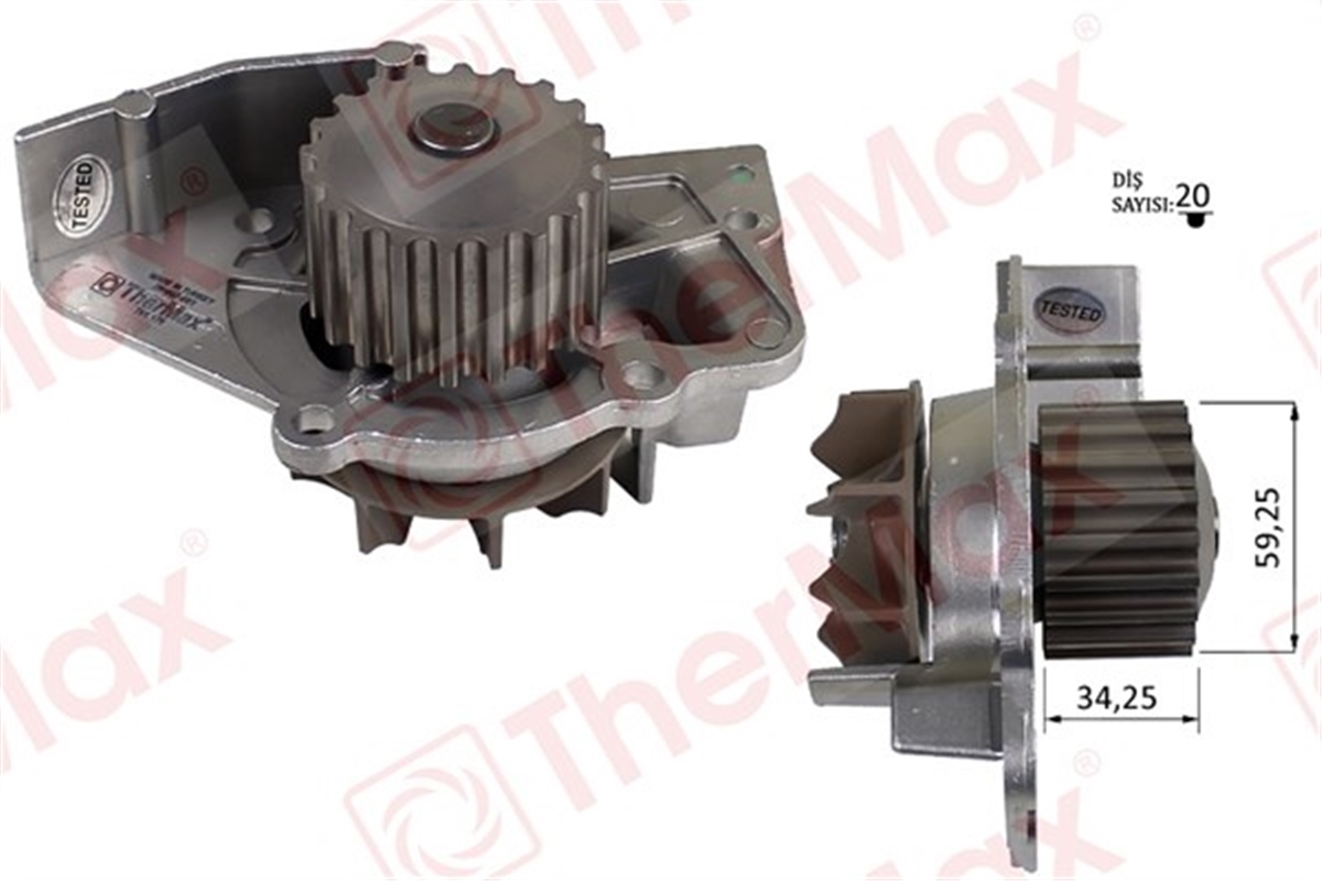 DUCATODEVİRDAİM PARTNER-BERLINGO-C5-307-EXPERT-BOXER-JUMPY-JUMPER-SCUDO-DUCATO 2.0HDİ DW10 PA747 T THERMAX T01.179THERMAXTHERMAX T01.179