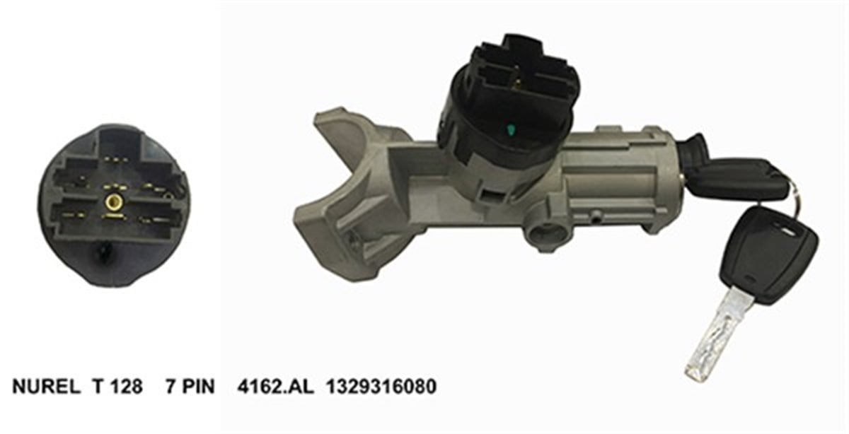 DUCATOKİLİTLİ KONTAK GÖVDESİ KOMPLE ANAHTARLI DUCATO II-BOXER II 07 7 FİŞLİ NUREL T128NURELNUREL T128