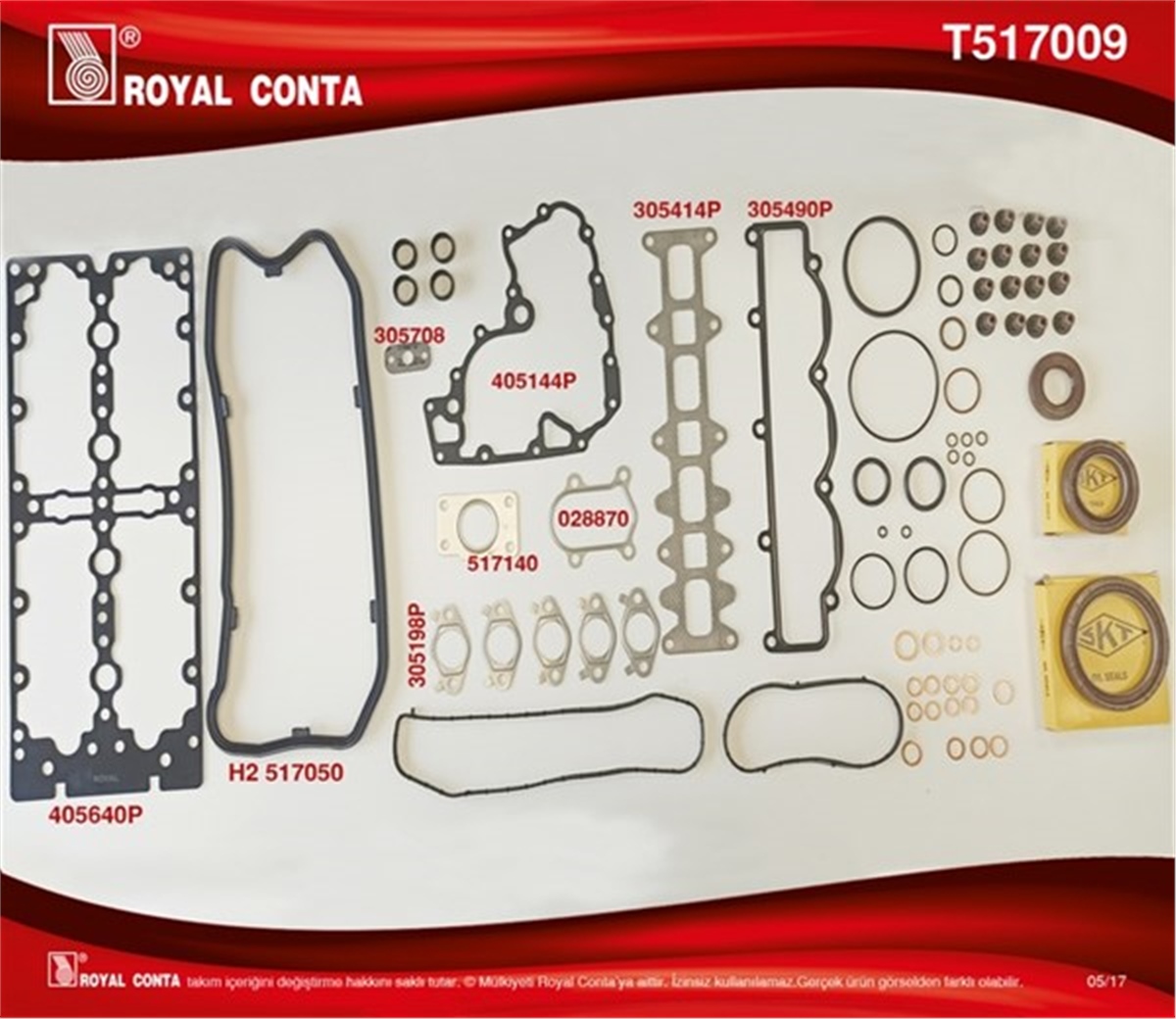 DUCATOMOTOR TAKIM CONTA SİLİNDİR KAPAK CONTASI SİZ DUCATO 2.3 JTD CORTECO KEÇELİ VE SUBAP LASTİKLİ 133429 MOTORDAN SONRA ROYAL T517009ROYALROYAL T517009