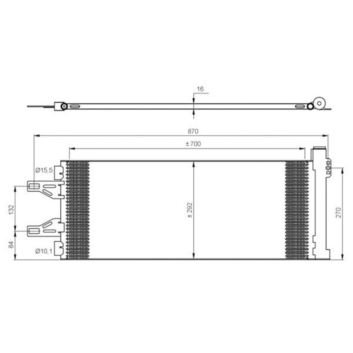 DUCATOSU RADYATORÜ P.BOXER III-F.DUCATO III EURO 5 MOTORTEC PEG0767MOTORTECMOTORTEC PEG0767