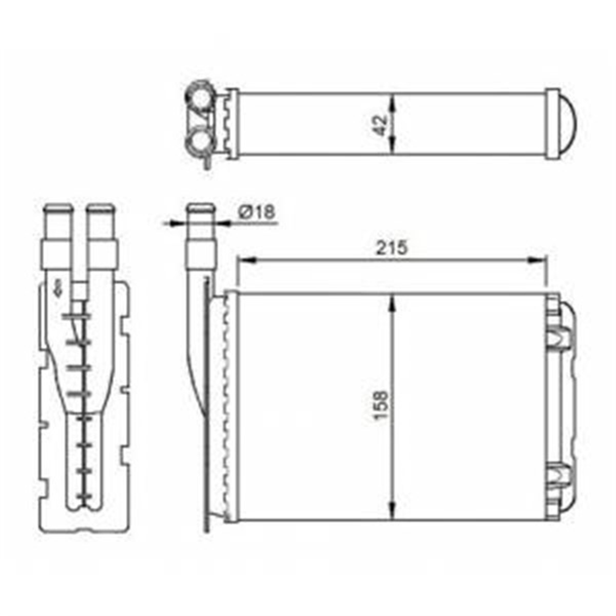 DUSTERKALORİFER RADYATOR GİRİŞ HORTUMU DUSTER-DOKKER-LODGY-LOGAN II-SANDERO II 1.5 DCI K9K OEK 924002833ROEKOEK 924002833R