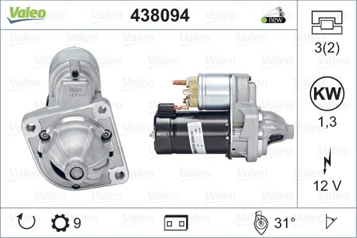 E46MARŞ MOTORU BMW 3 E46 Z3Z4 E85 VALEO 438094VALEOVALEO 438094
