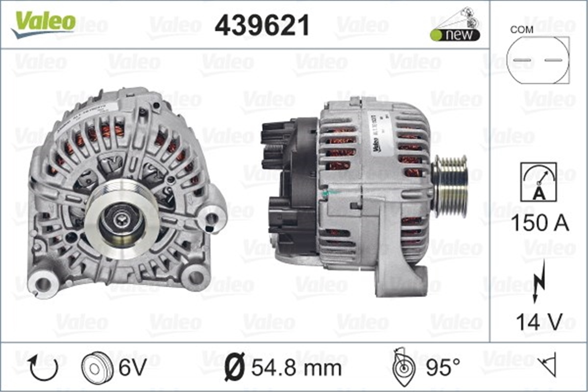 E90ALTERNATÖR BMW 3 E90 X3 VALEO 439621VALEOVALEO 439621