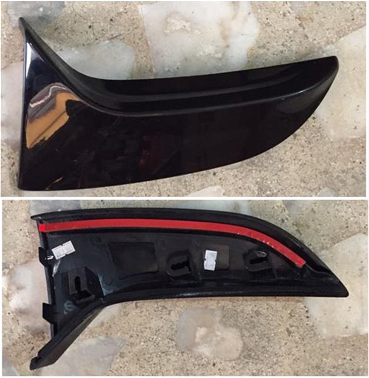 EGEAARKA BAGAJ KAPAK YAN DEFLEKTÖRÜ SAĞ EGEA HB BAGAJ KÖŞE PLASTİĞİ OEK 735650790OEKOEK 735650790