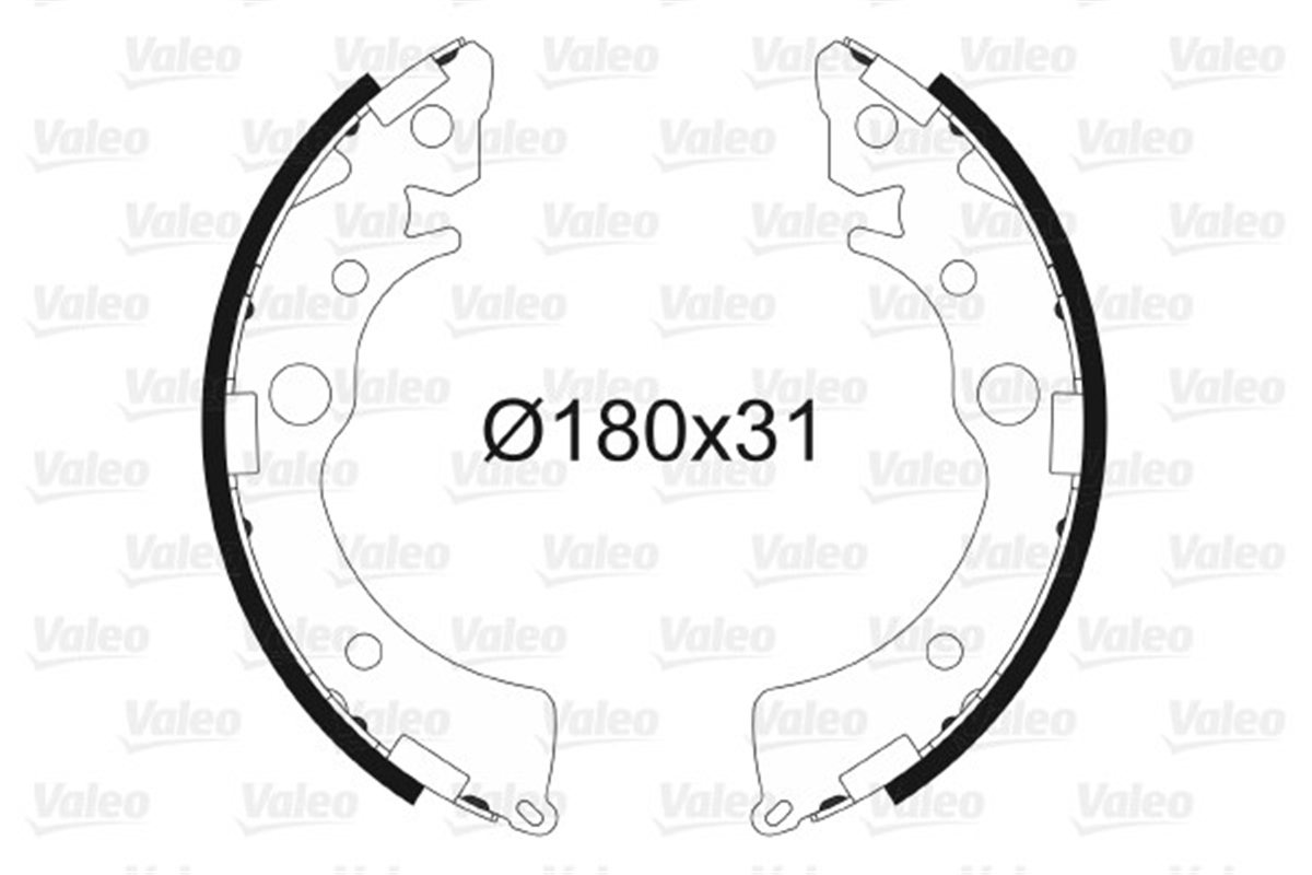 EGEAARKA PAPUÇ BALATA EGEA 15 500L 12 VALEO 564214VALEOVALEO 564214