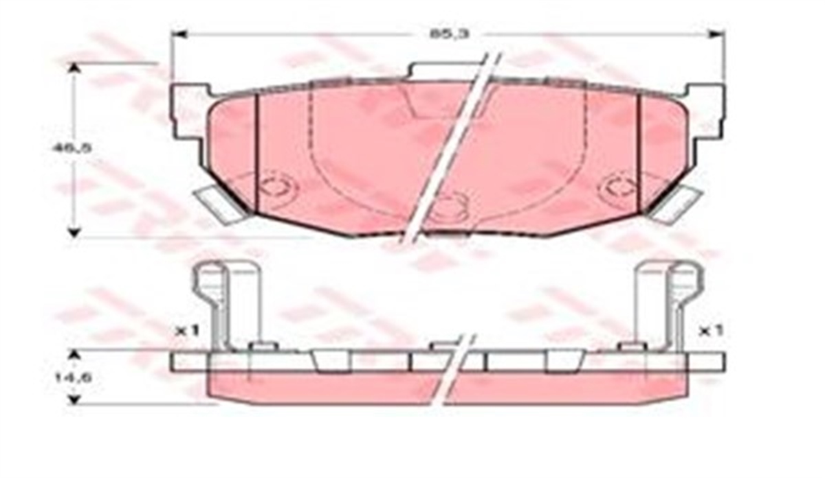 ELANTRAARKA BALATA ELANTRA 2.0-1.8-1.6 2.0 CRDİ 96 01 7.06 COUPE 1.6I 16V 97-02 -2.0 02 8.09 TRW GDB3170TRWTRW GDB3170