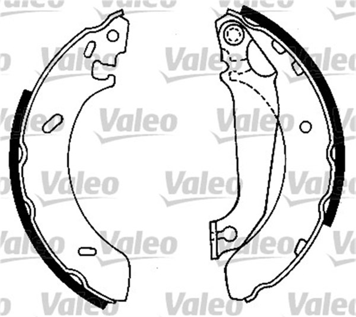 ESCORTARKA PABUÇ BALATA ESCORT V-VI 90-95 VALEO 562086VALEOVALEO 562086