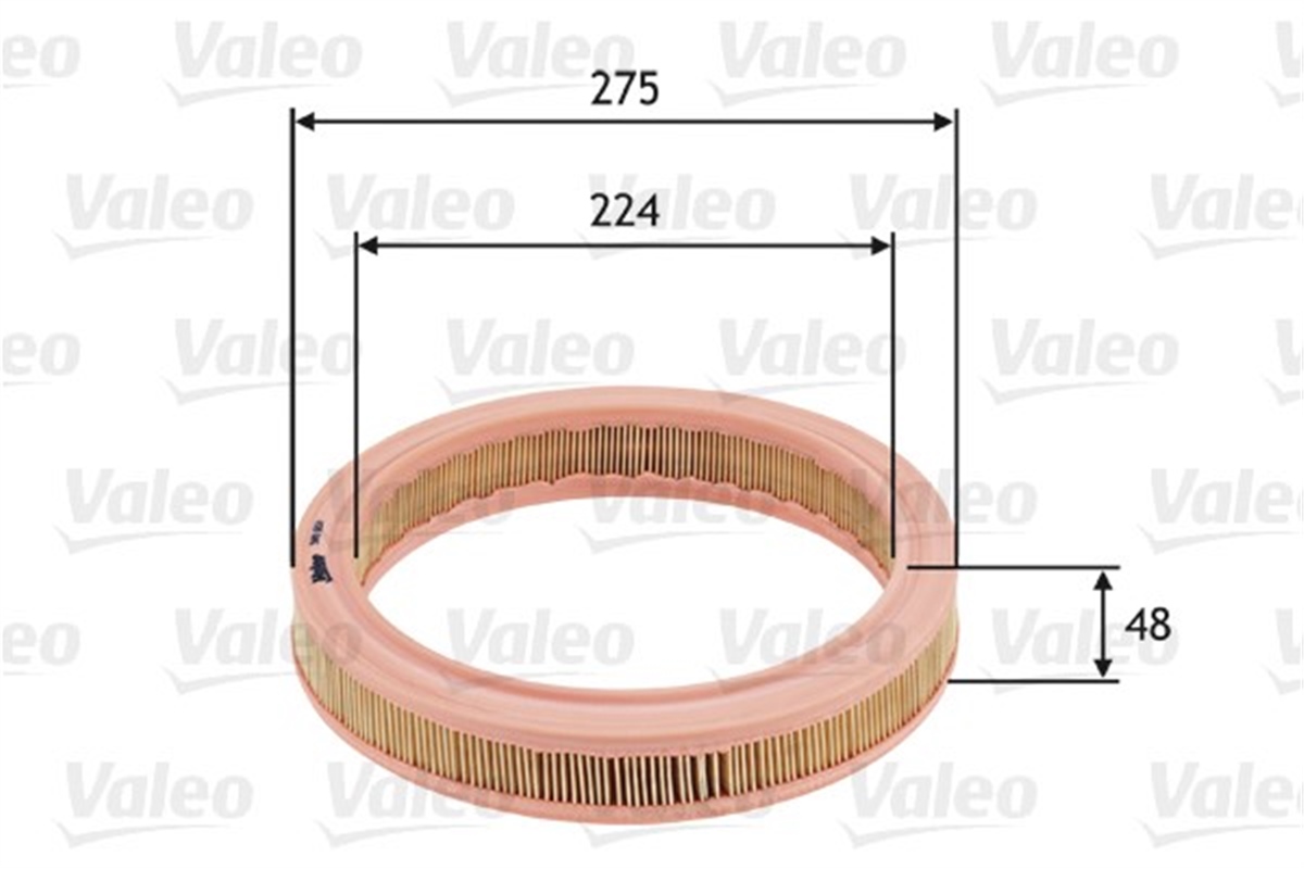 ESCORTHAVA FİLTRESİ FORD ESCORT IV 1.4-FIESTA II 1.4 VALEO 585657VALEOVALEO 585657
