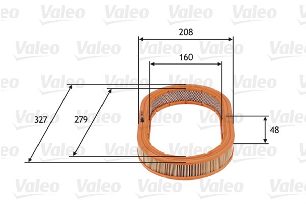 ESCORTHAVA FİLTRESİ FORD ESCORT IV-ESTATE 1.6 I VALEO 585722VALEOVALEO 585722